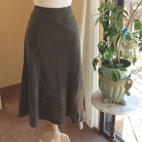 Cabi Stretch Denim Skirt - Picture 1 of 10